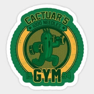 Cactuar Gym 2.0 Sticker